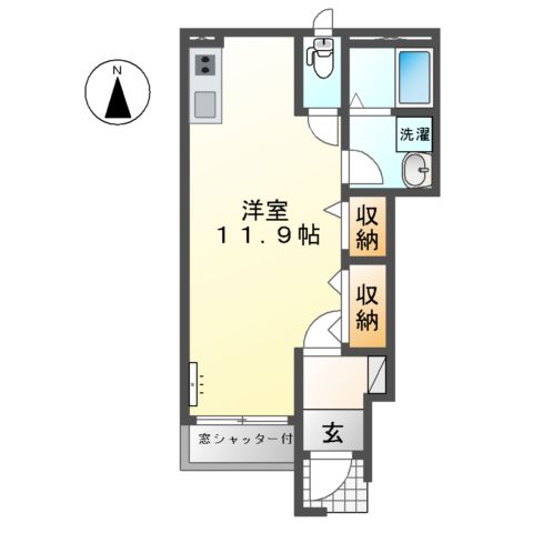 カサ デ コア Ⅱの間取り