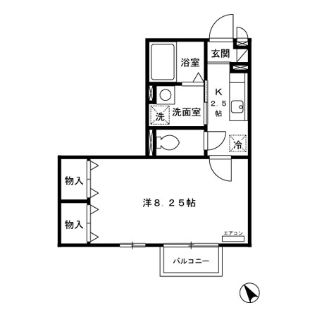 ルーチェ アトリオの間取り