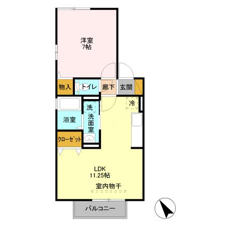 リヴェール津田沼の間取り