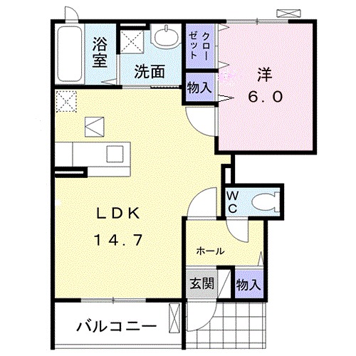 ディア コートの間取り