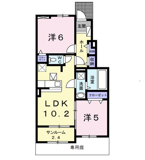 ネオ ブルックの間取り