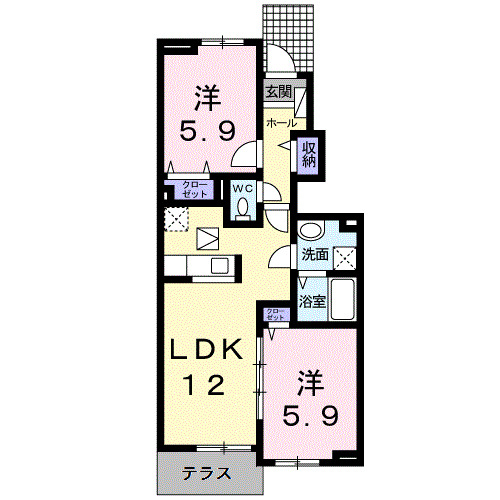 なの花の間取り