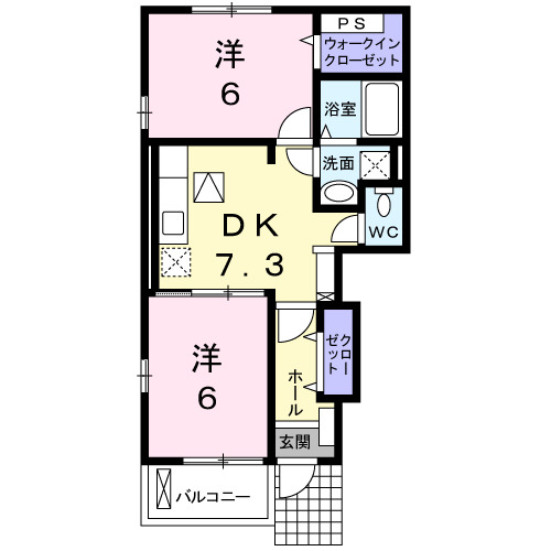 ライゼAの間取り