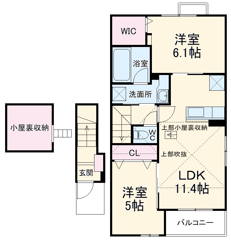 ブリアン ソレイユの間取り