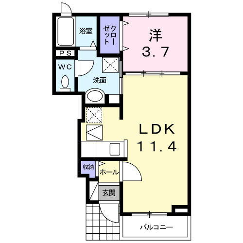 チェリッシュの間取り