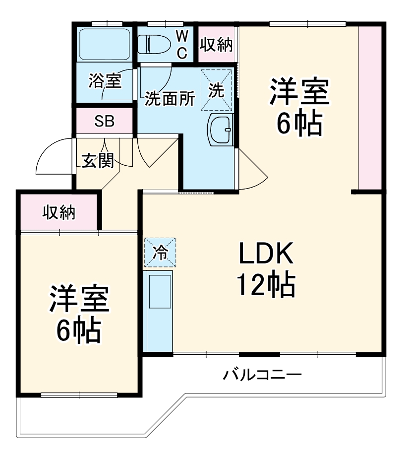 神谷マンションの間取り