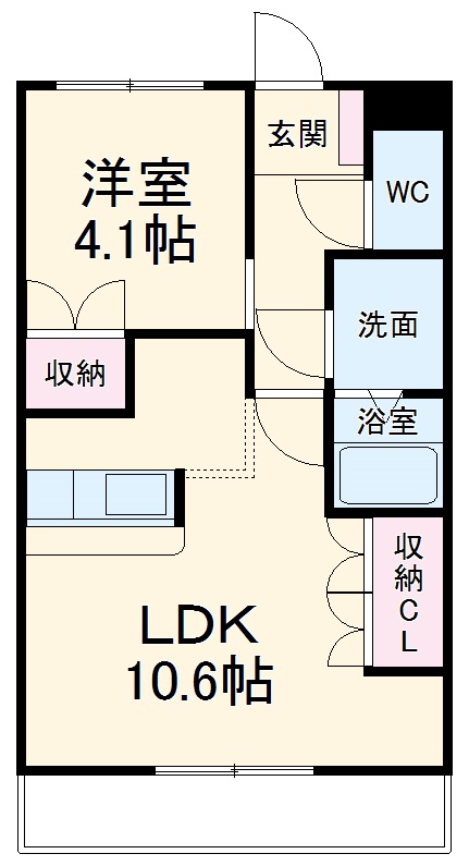 サンリバー正木の間取り