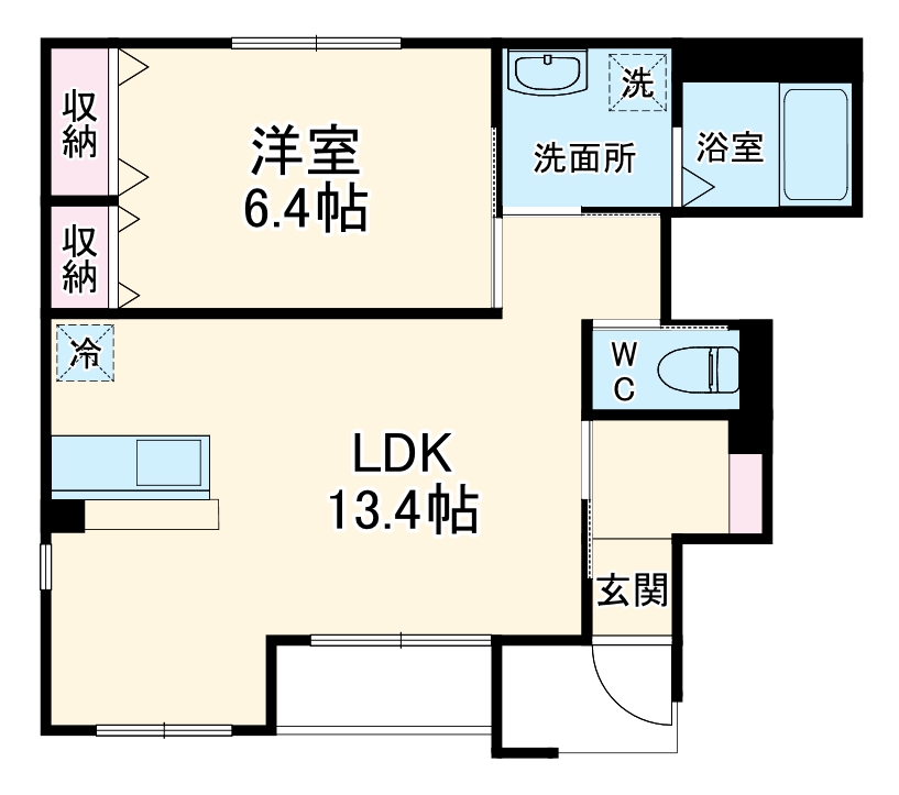 サンパーク・チハルの間取り