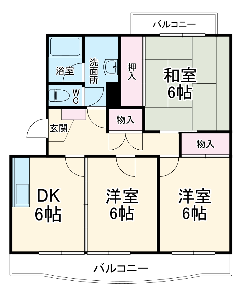 パレス和合の間取り