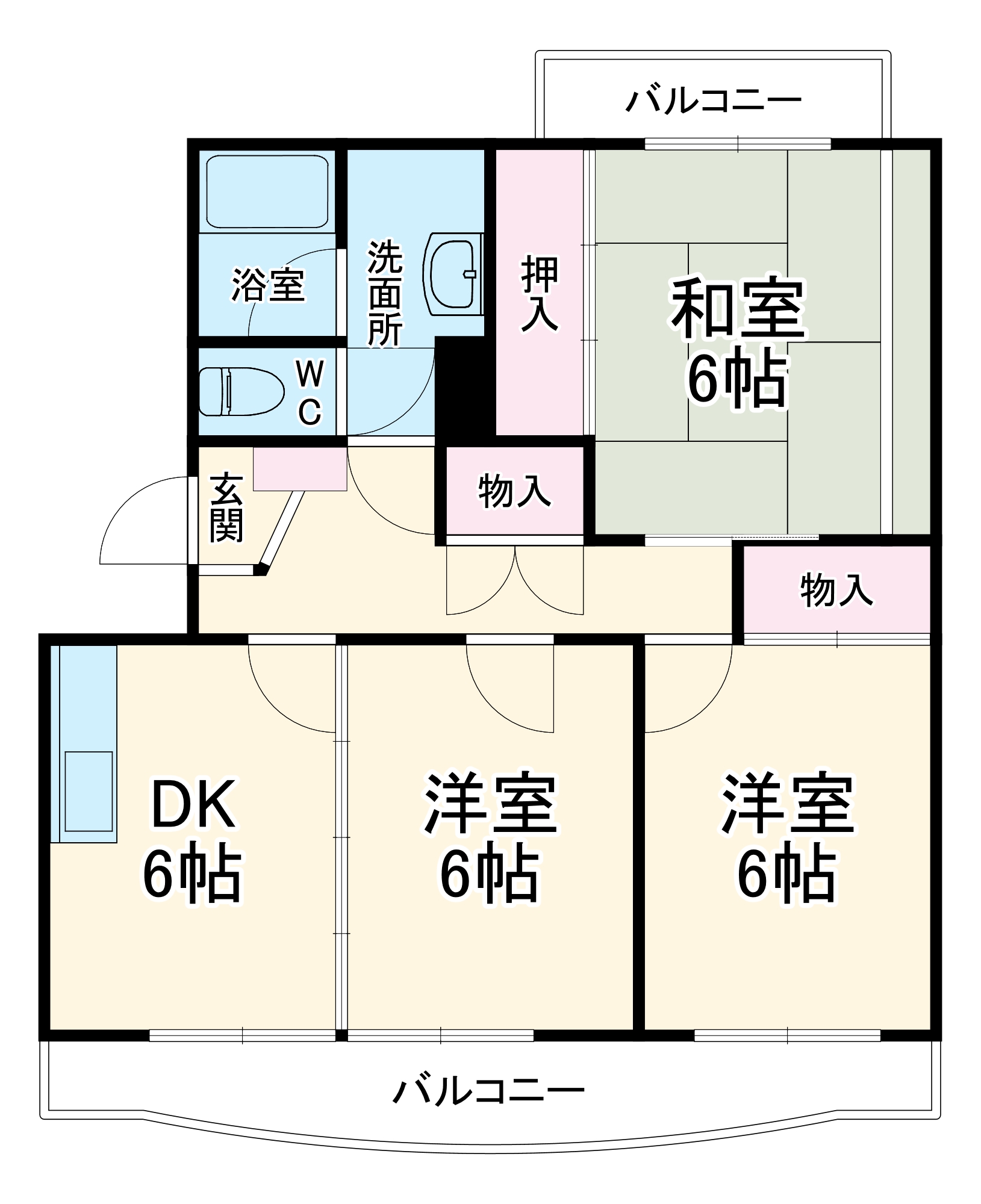 パレス和合の間取り