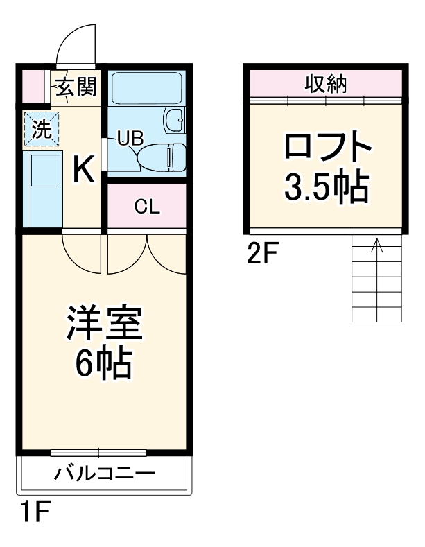 リエス川越岸町の間取り