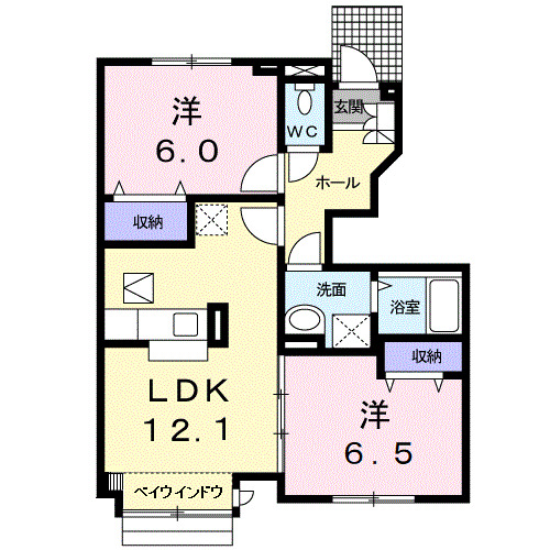 アヴニールの間取り