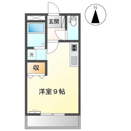 プラムV2の間取り