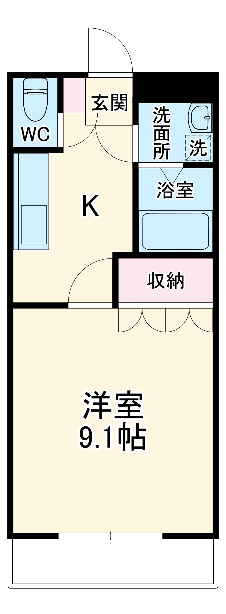 スウィートクローバーの間取り