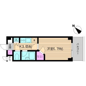 メルベーユ池之内の間取り