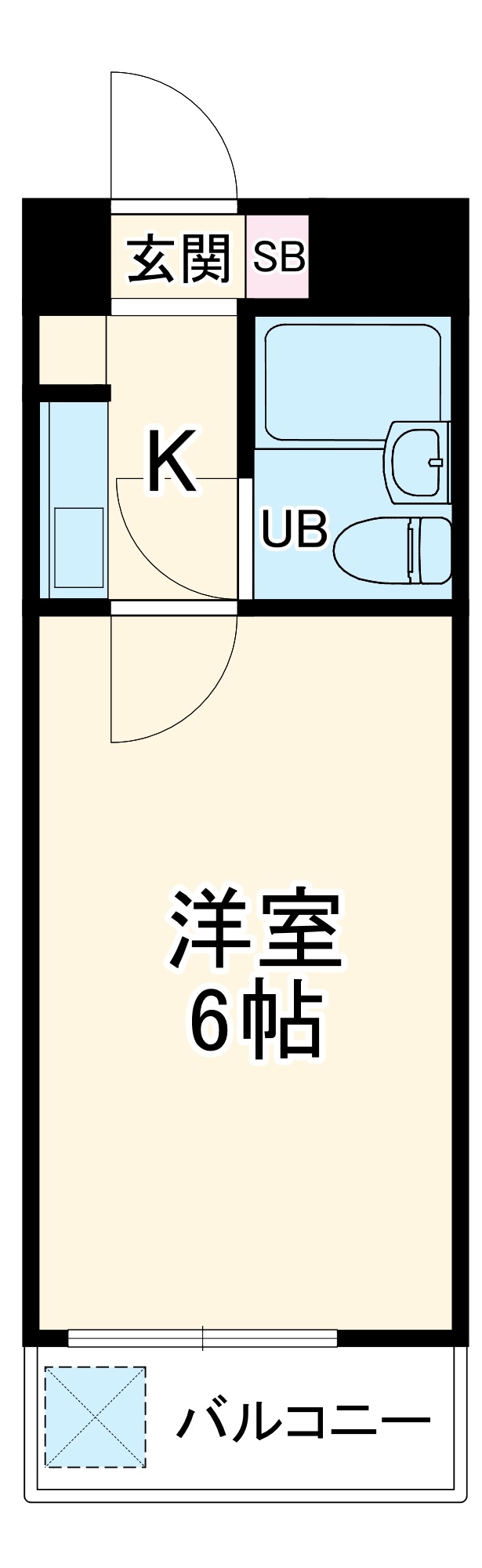ジュネパレス新松戸第14の間取り