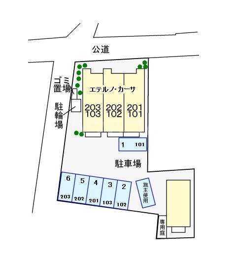 4/10 駐車場