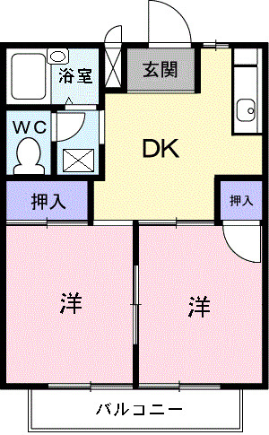 シティハイツ 暁の間取り