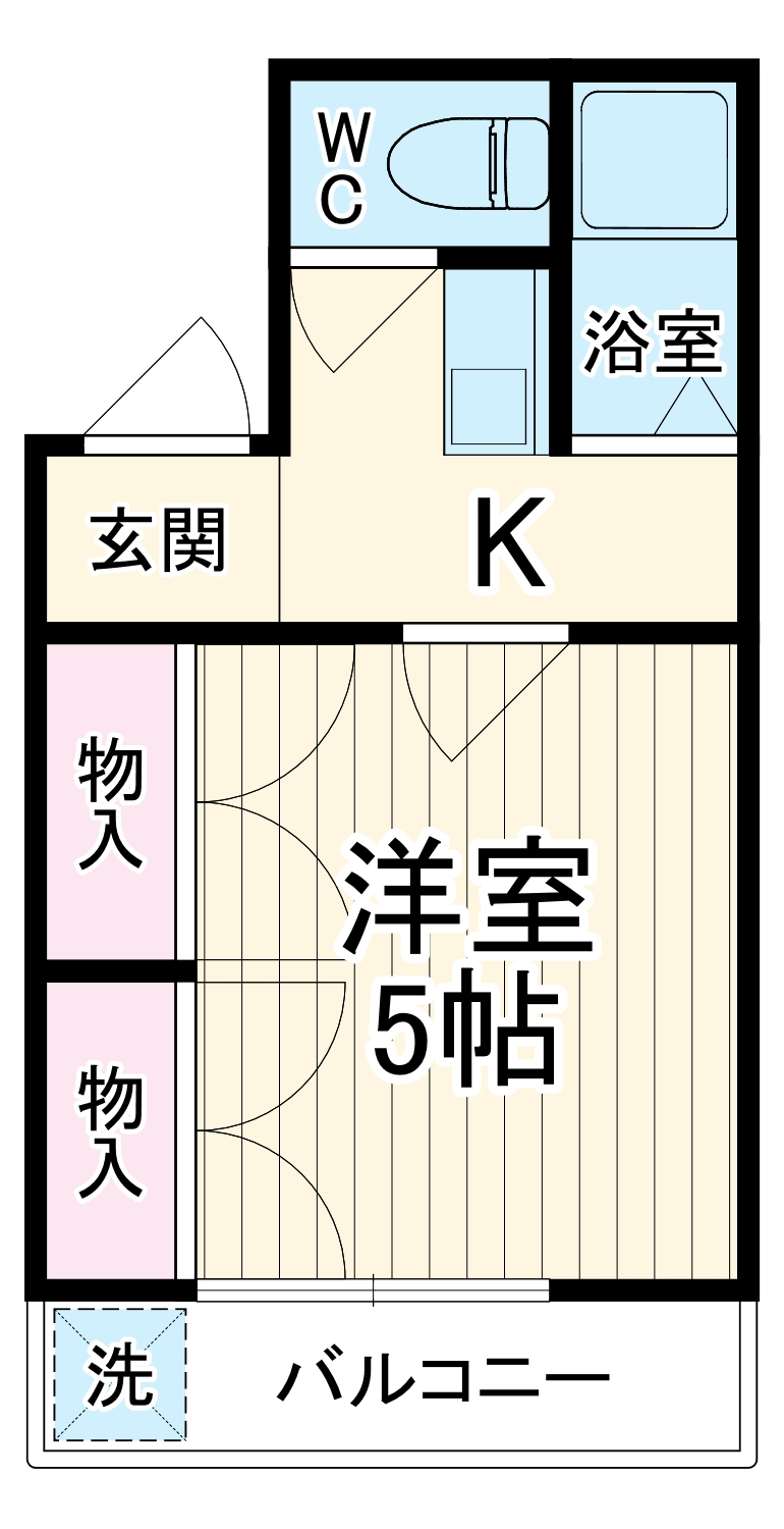 ハイツNAKANOの間取り