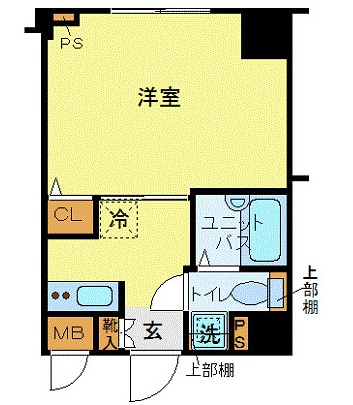 トーシンフェニックス川崎の間取り