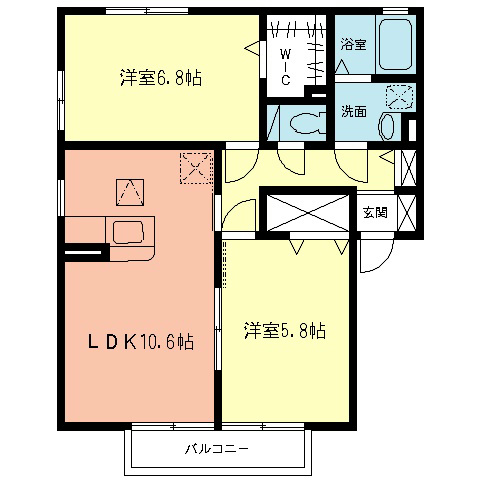 ハイム・Moriの間取り