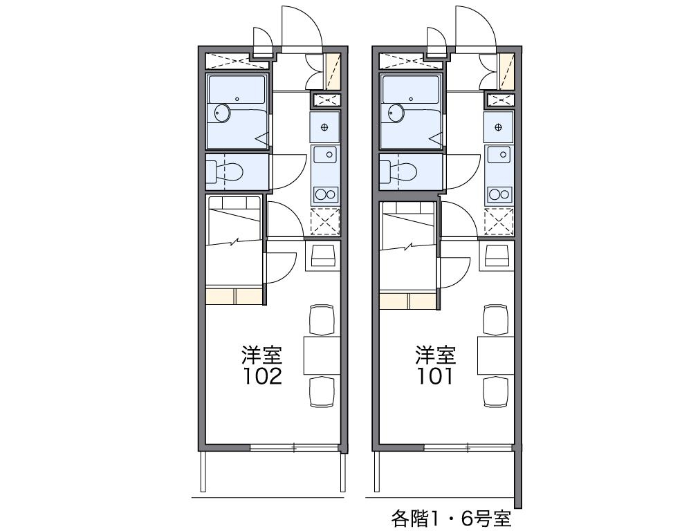 レオパレスゆきⅡの間取り