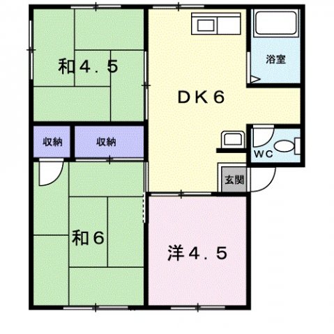 メゾンYAMAMOTOの間取り