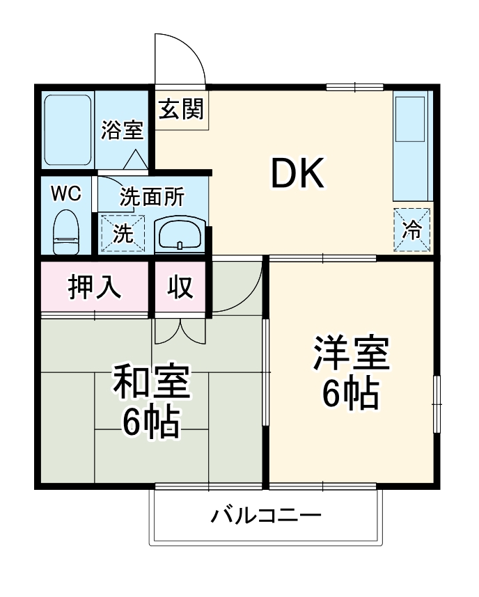 ベルグラン川越の間取り