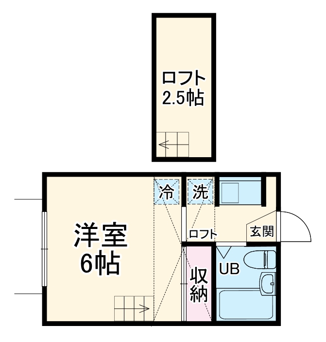 カーサ鵠沼の間取り