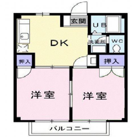 ニューシティチェスナッツBの間取り