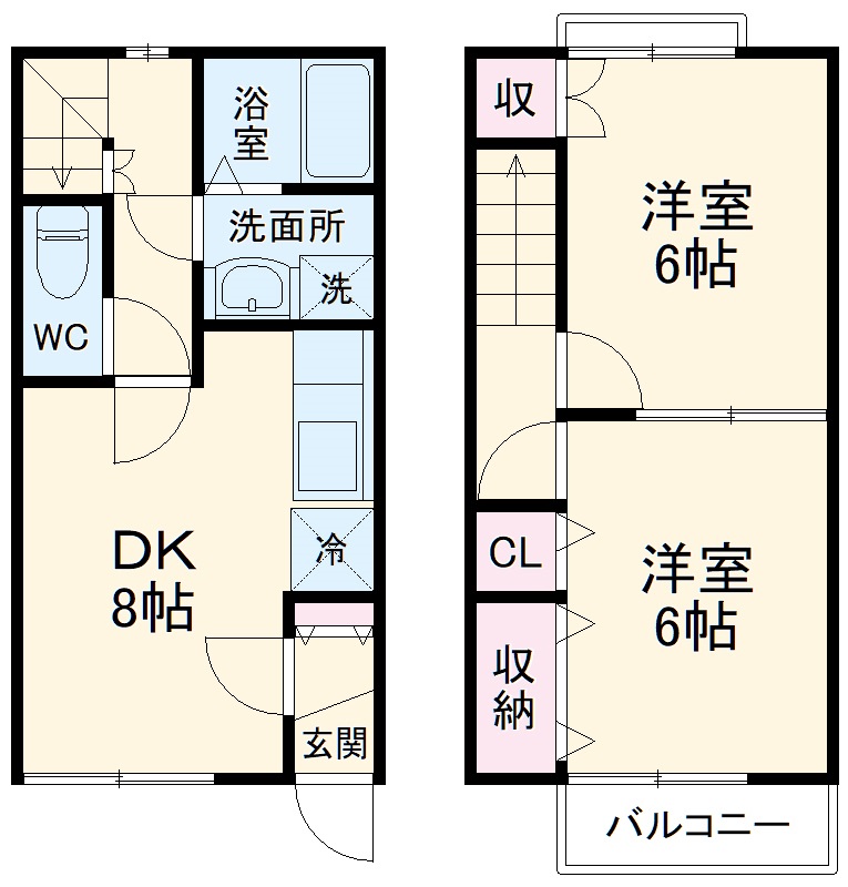 DUPLEX SHINZO Ⅰの間取り