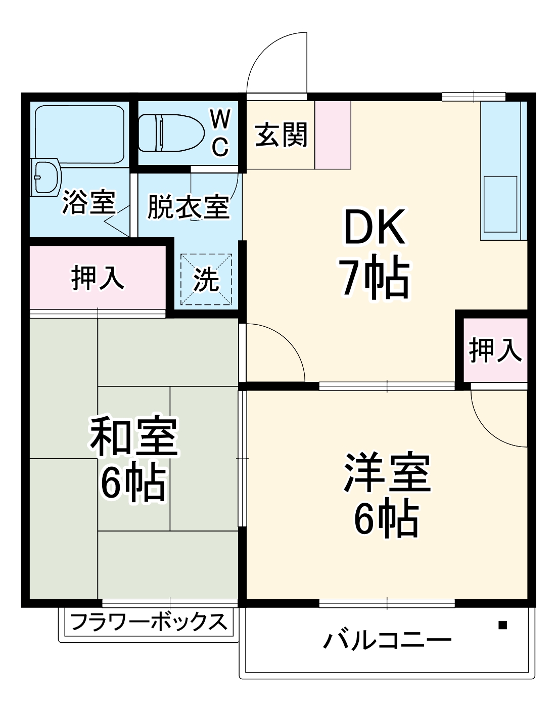 パークハイム並木の間取り