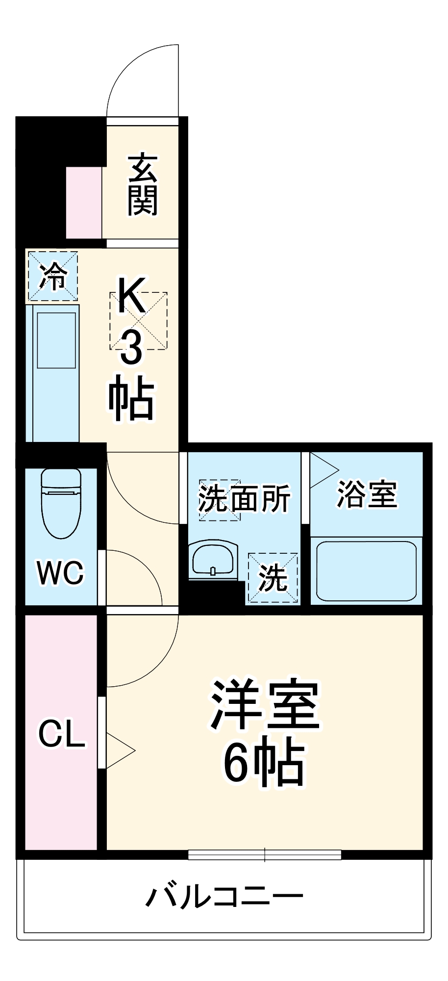オッツ新鎌ケ谷の間取り