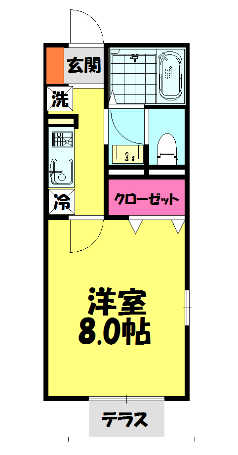 プランドール(三光町)の間取り