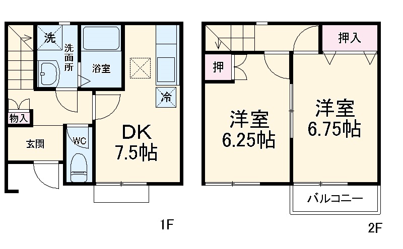 フォーリアの間取り