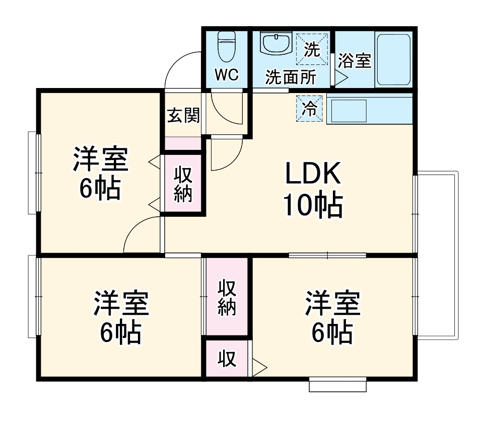 コンフォート打越坂の間取り