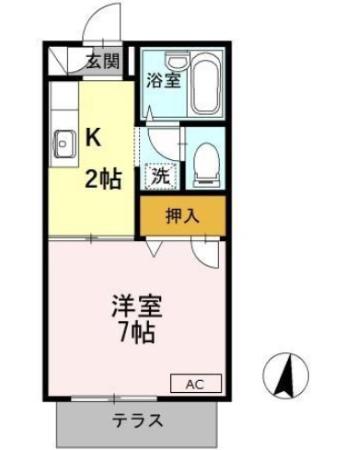 エーデルハイムⅠの間取り