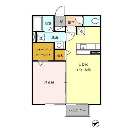 グランディール坂戸泉の間取り