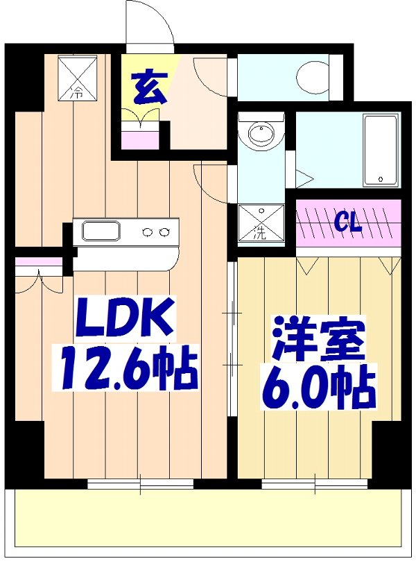 セラピアザ船橋の間取り