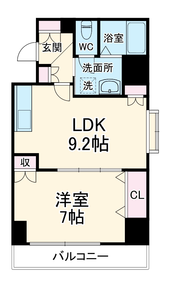 セラピアザ船橋の間取り