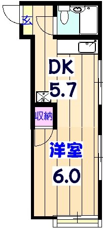 東船メゾンアイA棟の間取り