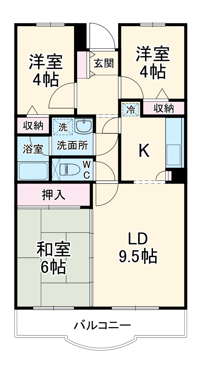 ラ・ネックス川越の間取り