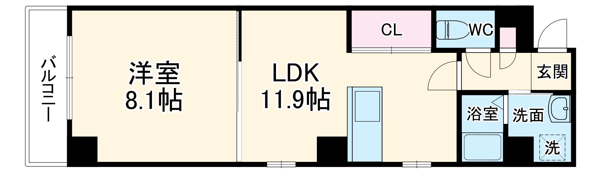 サンリブレの間取り