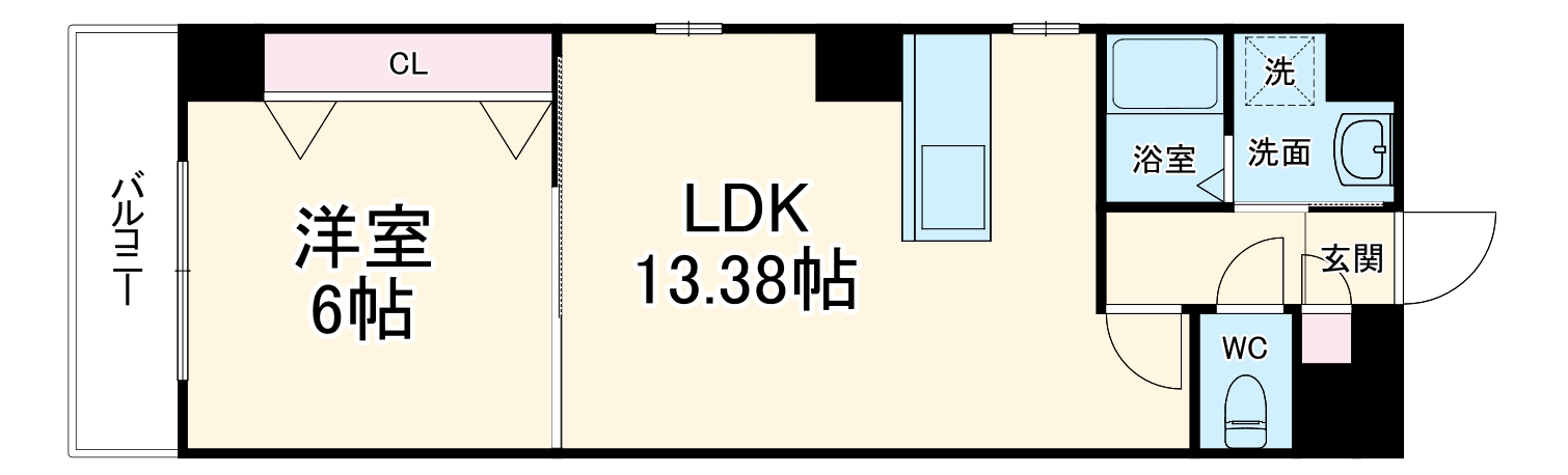 サンリブレの間取り