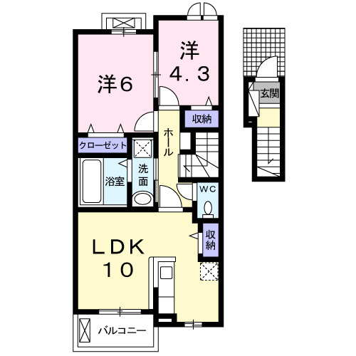 メゾン・ド・ルポの間取り