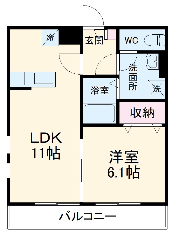 リブリ・SAIRIN23の間取り