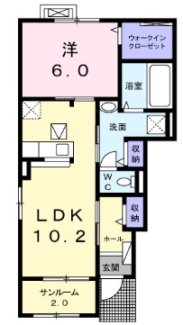 マルミット Ⅱの間取り
