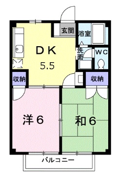 ファミール小杉Ⅰの間取り