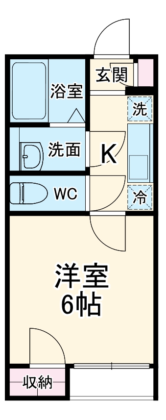 シャルム藤沢の間取り