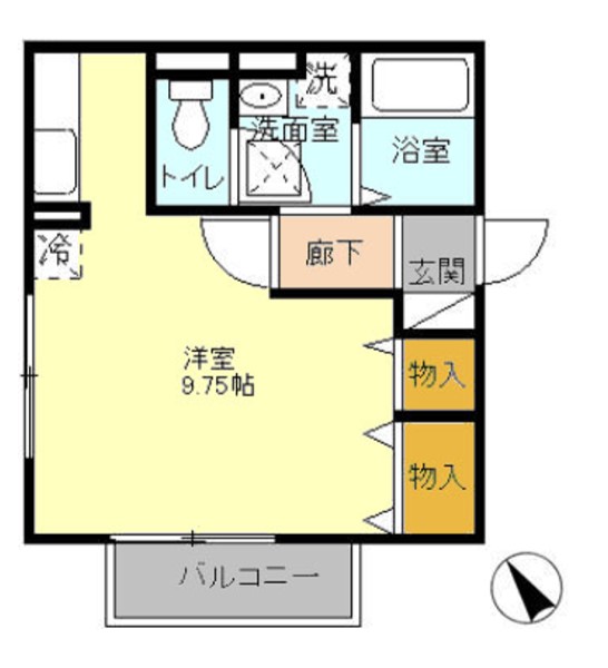 グリーンコテージDの間取り